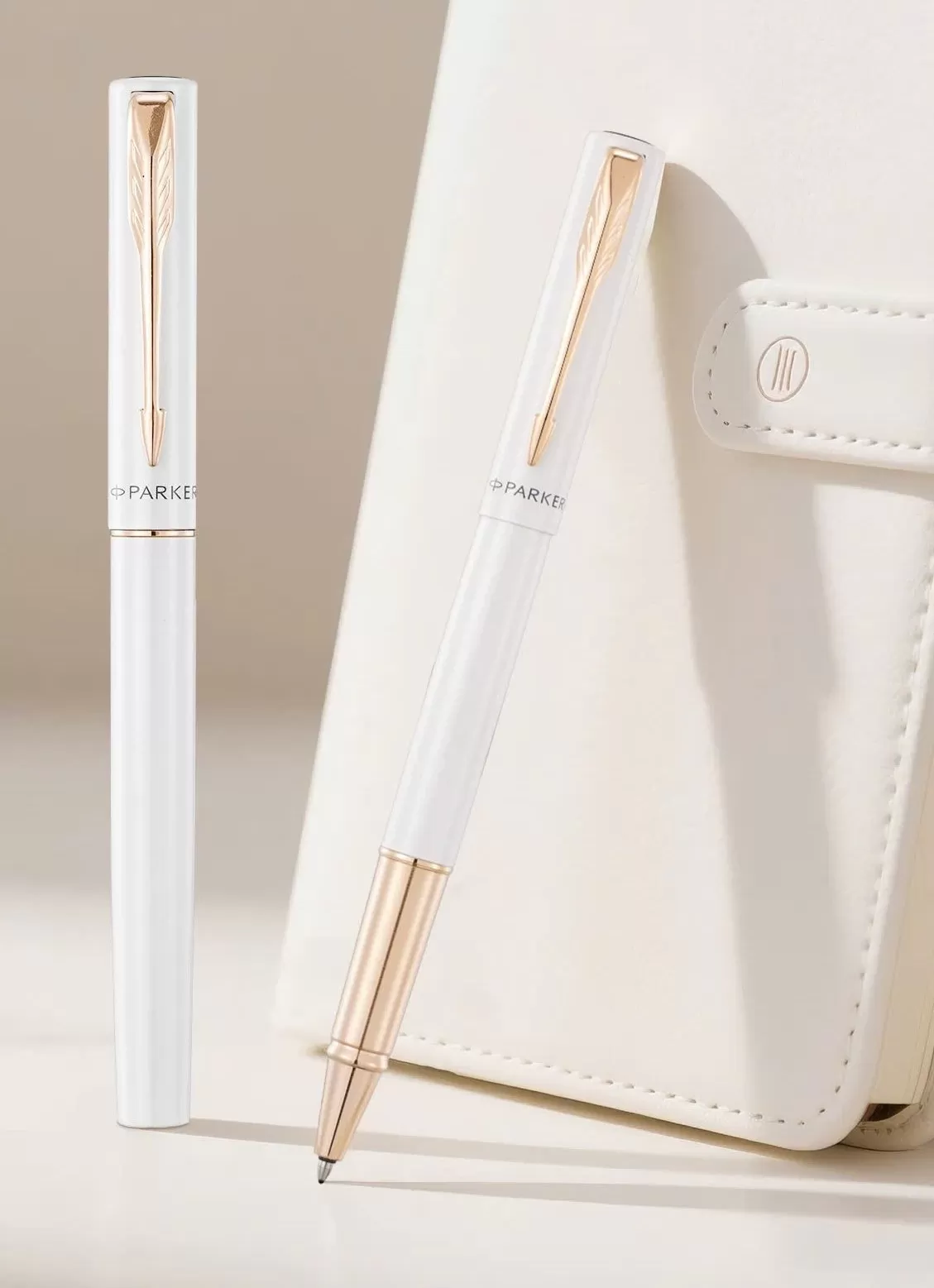 Bút dạ bi Parker Vector XL Premium White Pink Gold PVD