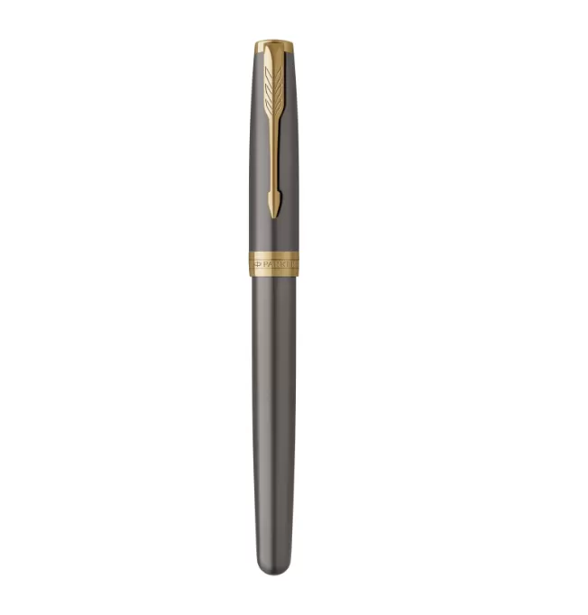 Bút máy Parker Sonnet Grey GT ngòi vàng 18K