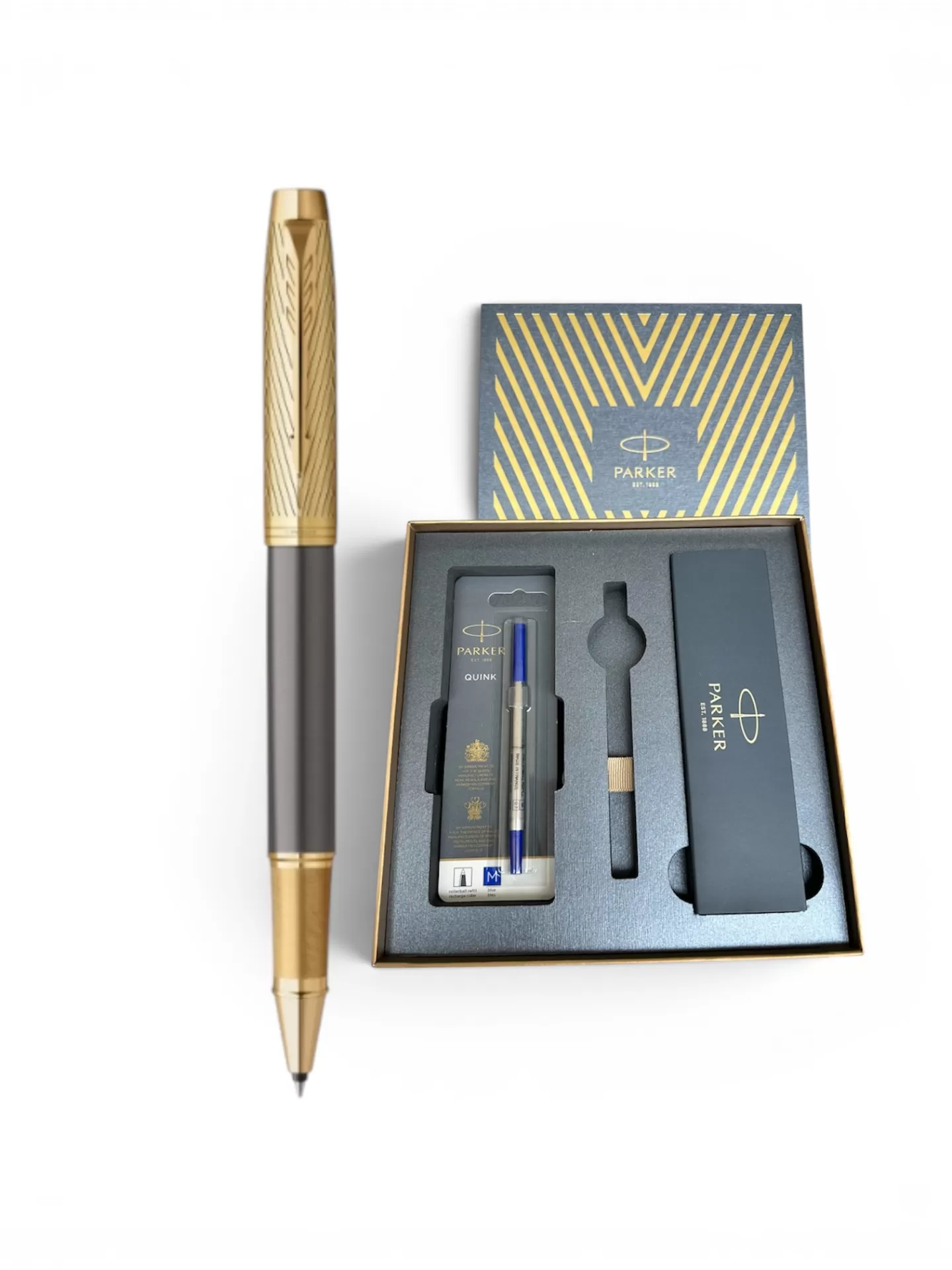 Bút dạ Parker IM ARROW Grey GT (Gift box)