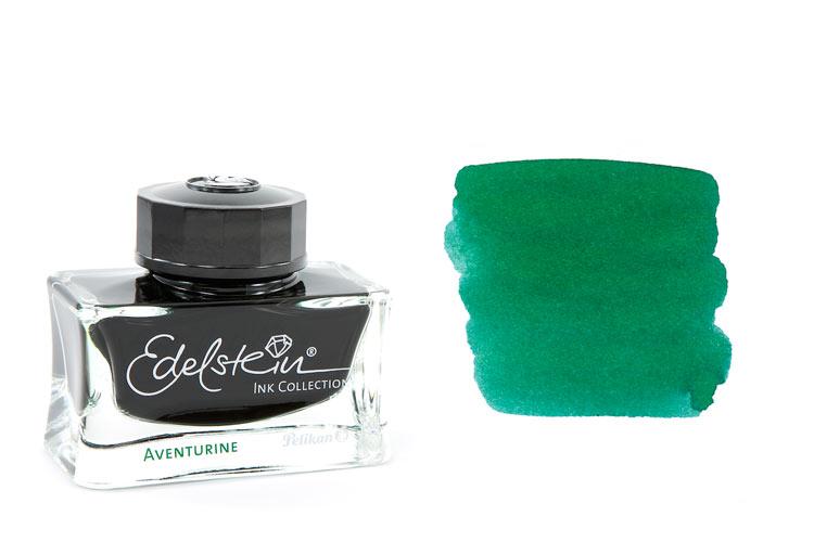 Mực Pelikan Edelstein màu xanh của đá quý Aventurine (Lọ 50ml)