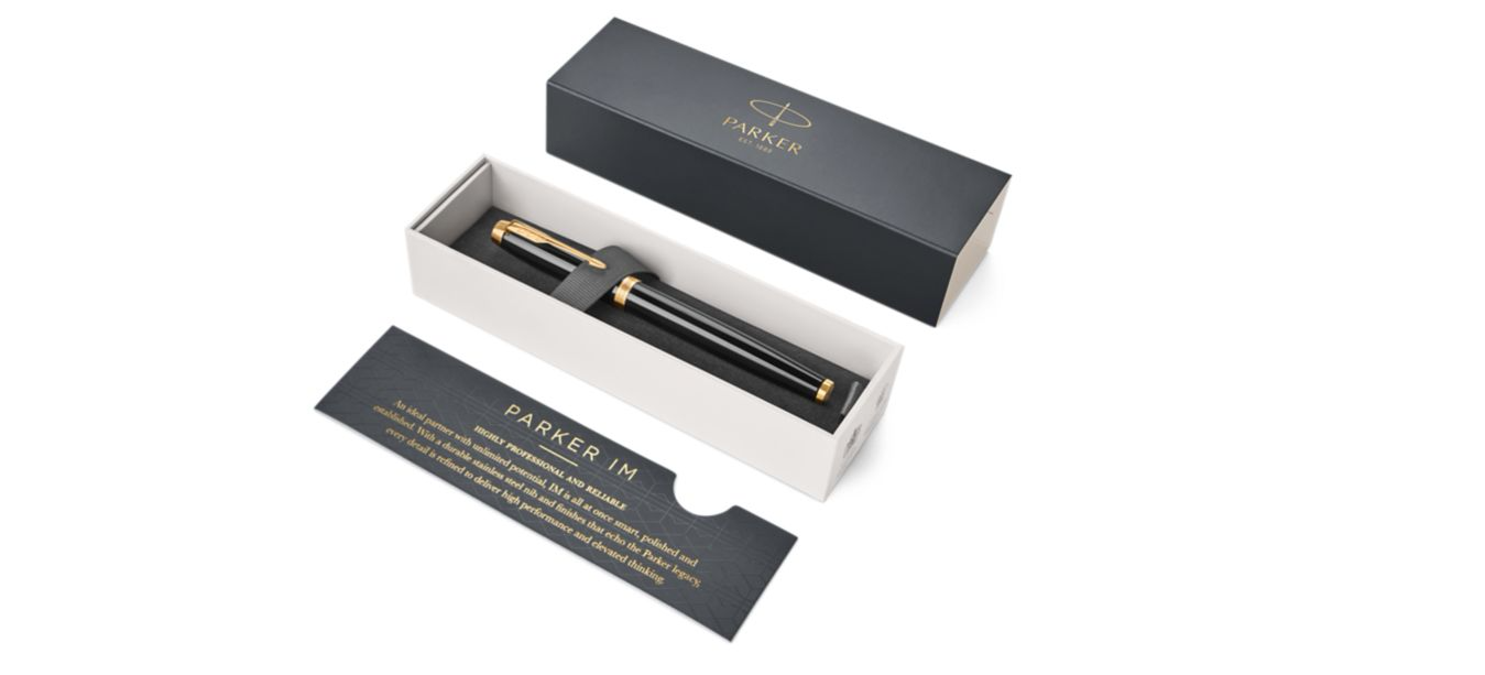 Bút dạ bi Parker IM 2017 Black cài vàng