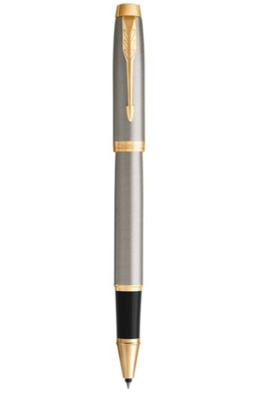 Bút dạ bi Parker IM 2017 Brushed Metal cài vàng