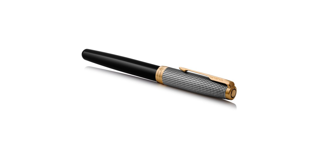Bút Máy Parker Sonnet 17 Black Silver 18K GT