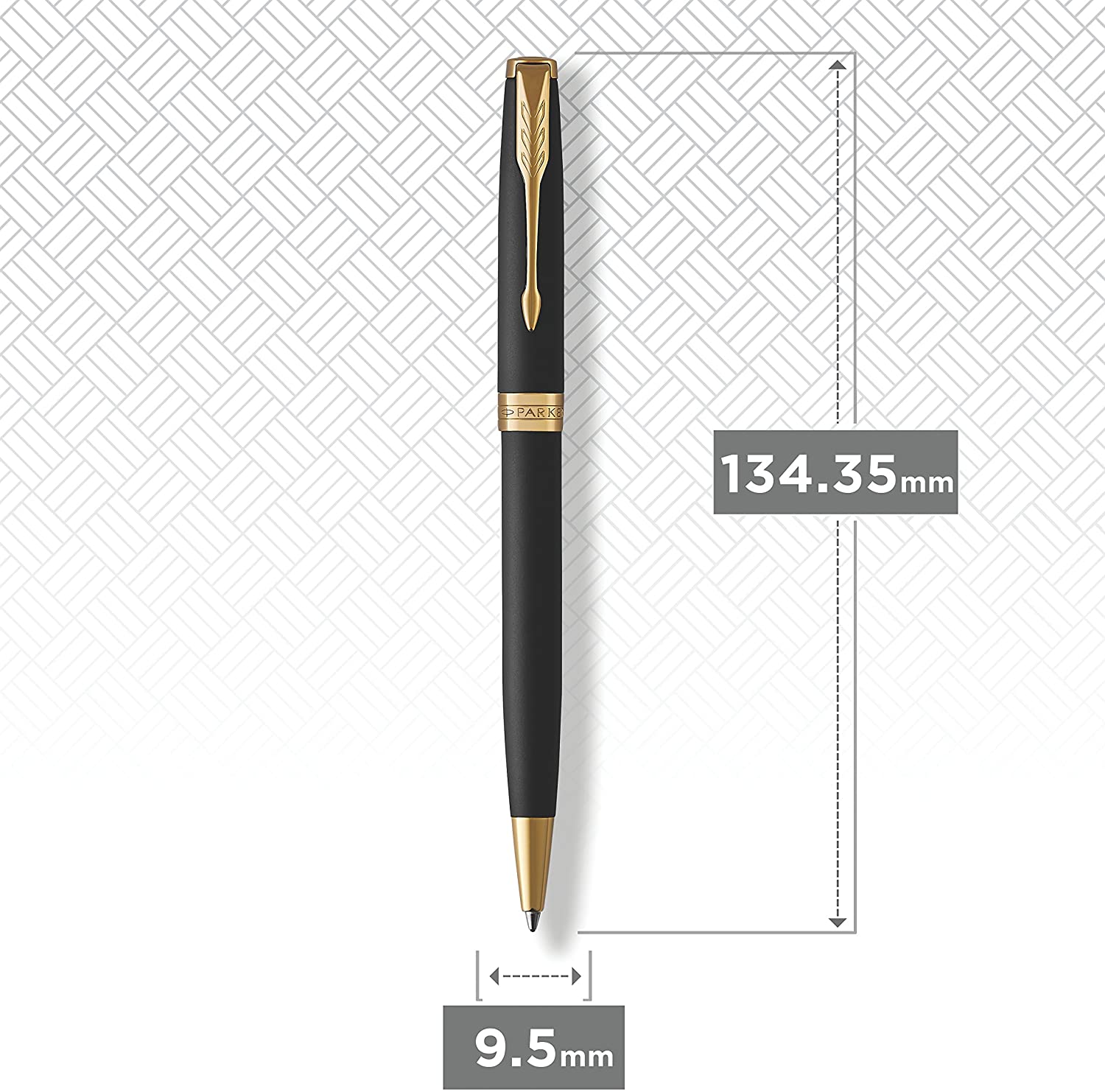 Bút bi Parker Sonnet 2017 Mate Black GT