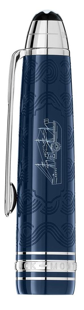 Bút dạ Montblanc MST LEGRAND Resin Around The World in 80 days Blue PT