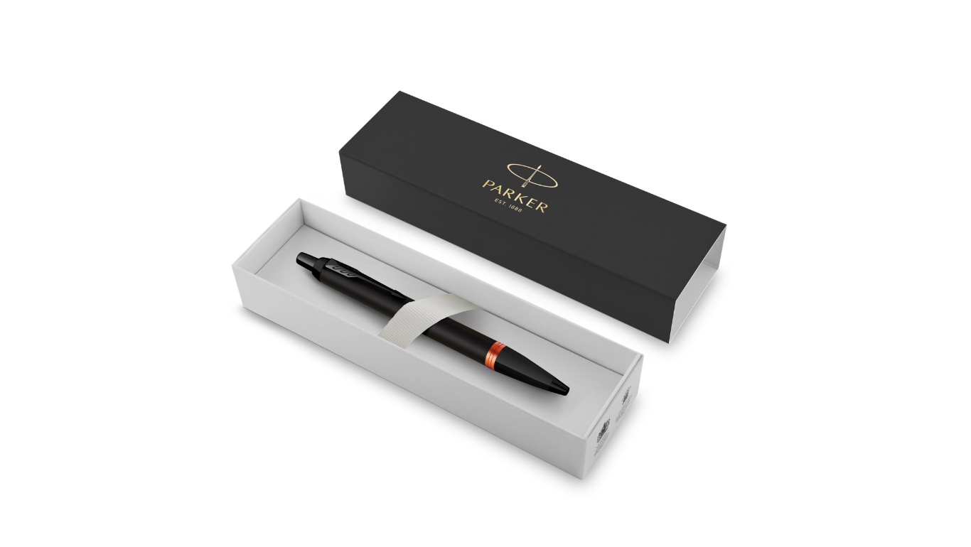 Bút bi Parker IM Flame Orange Ring BT
