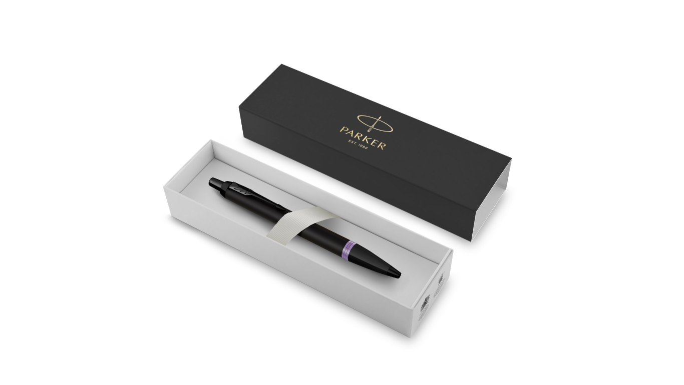 Bút bi Parker IM Amethyst Purple Ring BT	