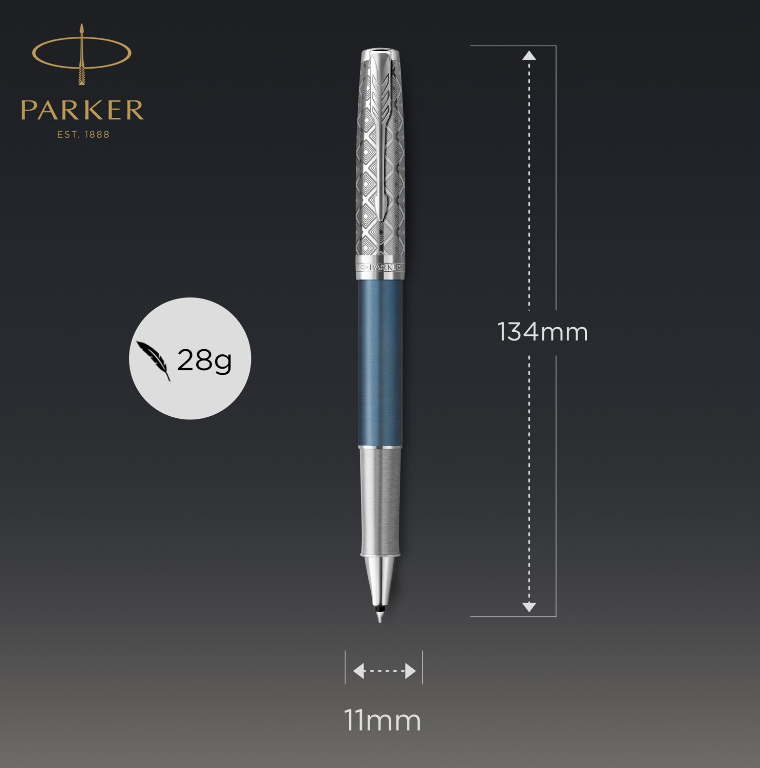 Bút dạ Parker SONNET 21 METAL BLU CT