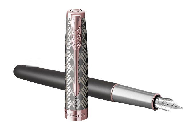 Bút máy Parker SONNET 21 METAL GREY PGT 18K