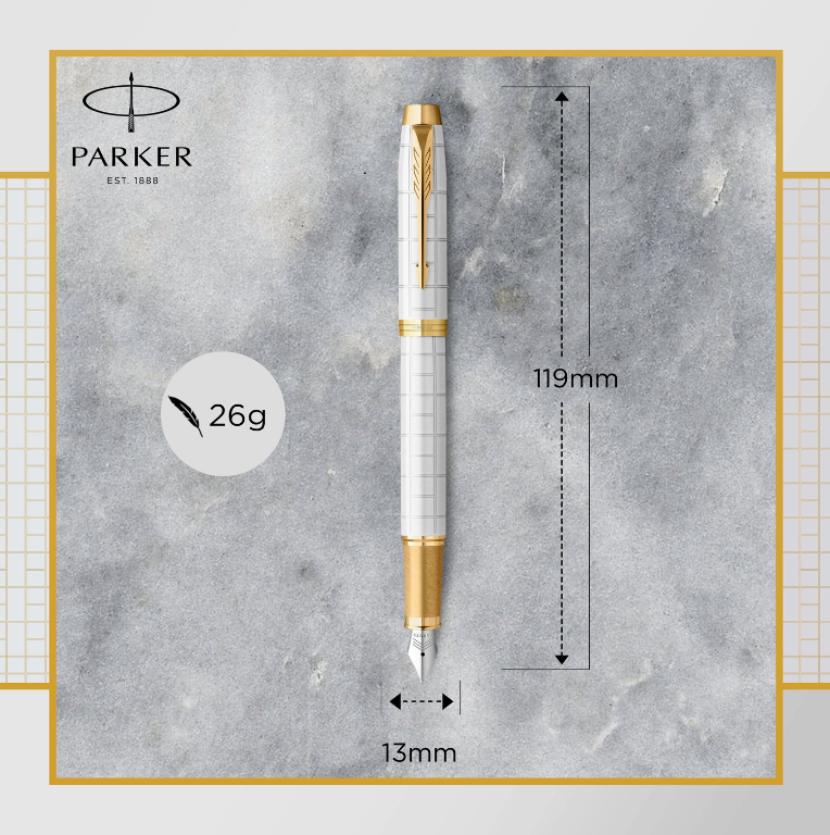 Bút máy Parker IM PRM Pearl GT