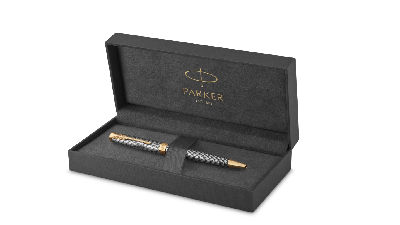 Bút bi Parker Sonnet 17 Sterling Silver Cisele GT