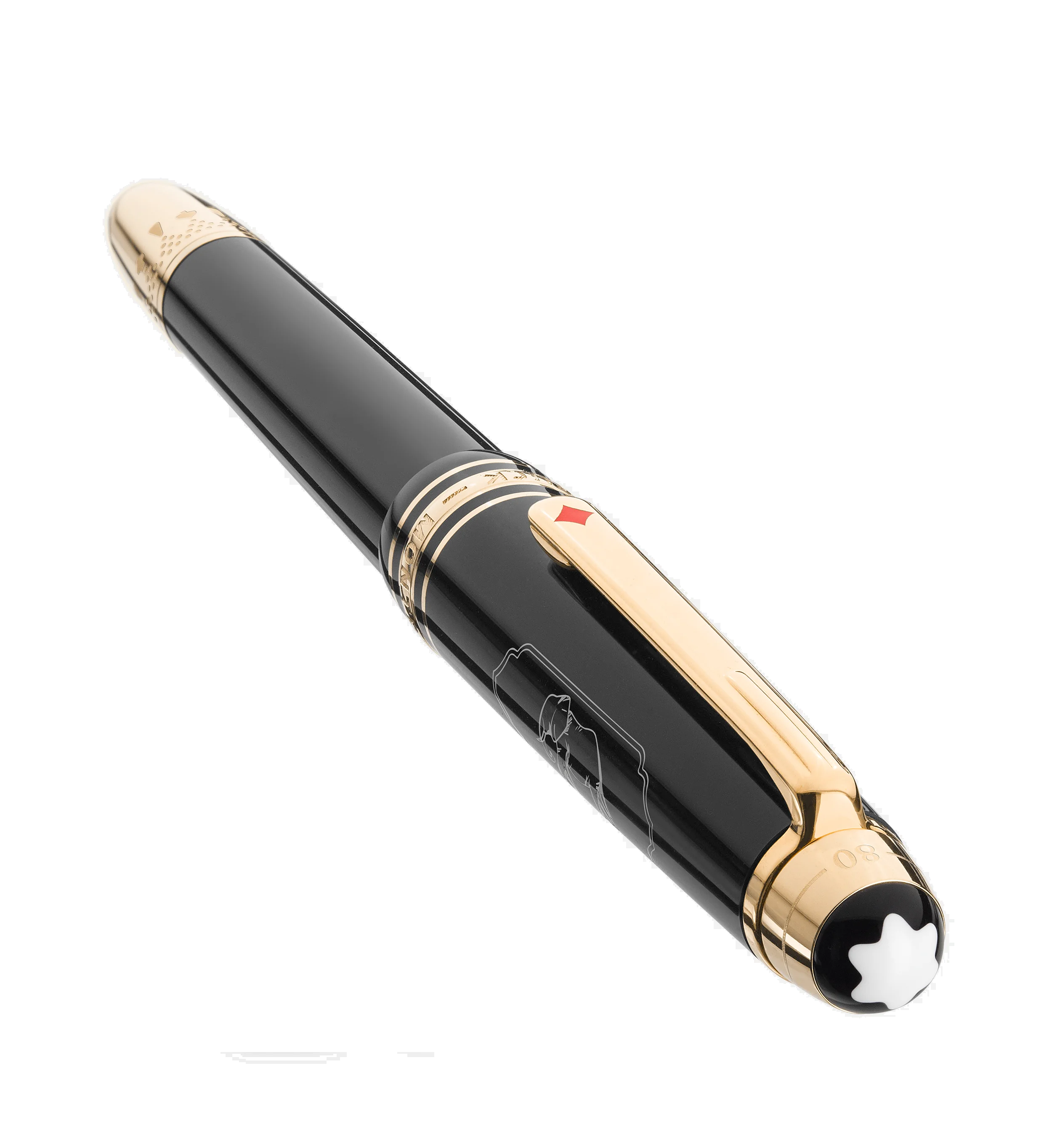 Bút máy Montblanc MST ATW in 80 days S.E. BLK Resin Classique GT