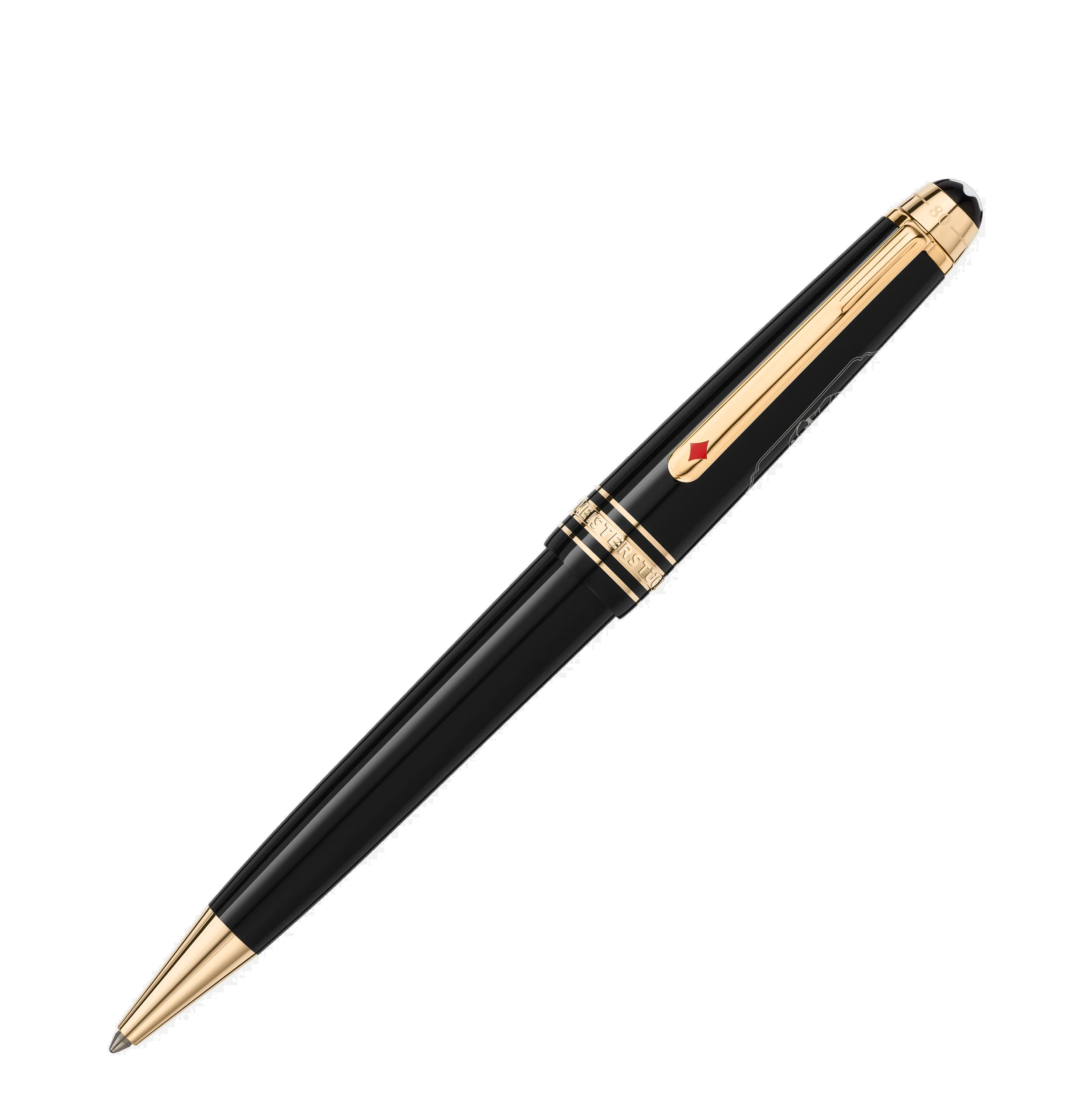 Bút bi Montblanc MST ATW in 80 days S.E. BLK Resin Midsize GT