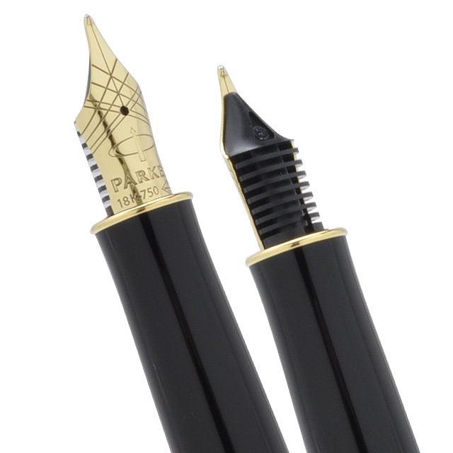 Bút máy Parker Sonnet 10 Grey Black cài vàng