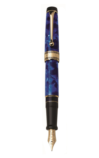 Bút máy Aurora Optima Auroloide Blue Gold Plated Trim