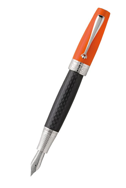Bút máy Miya Orange Carbon