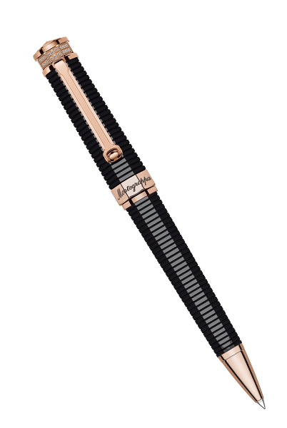 Bút bi NeroUno Linea Crystal Red Gold PL. 