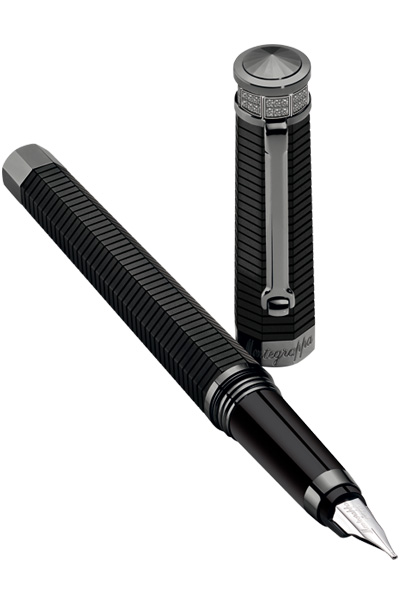 Bút máy NeroUno Crystal Linea Black Resin