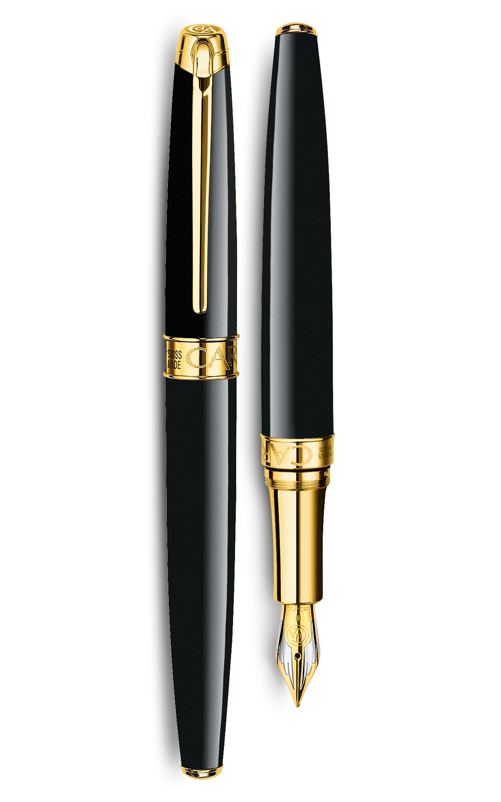 Bút máy LÉMAN EBONY BLACK gold-plated