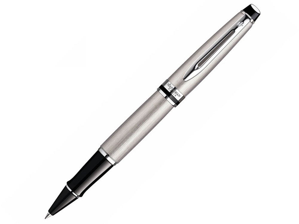 Bút dạ bi Waterman expert 3 vỏ thép cài trắng