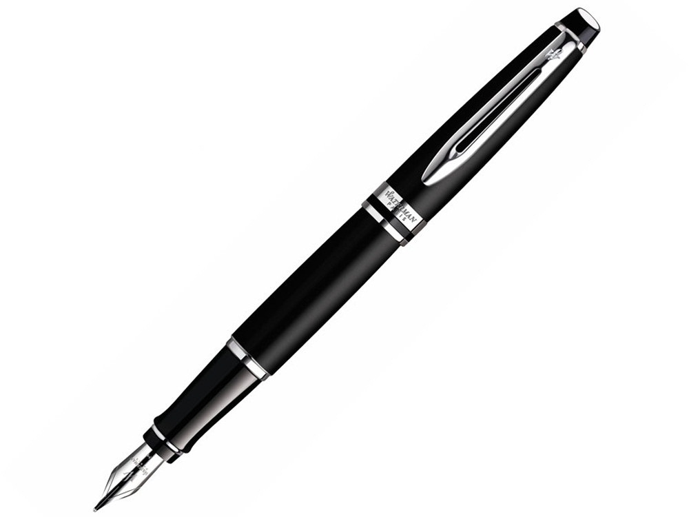 Bút máy Waterman expert 3 mate black cài trắng