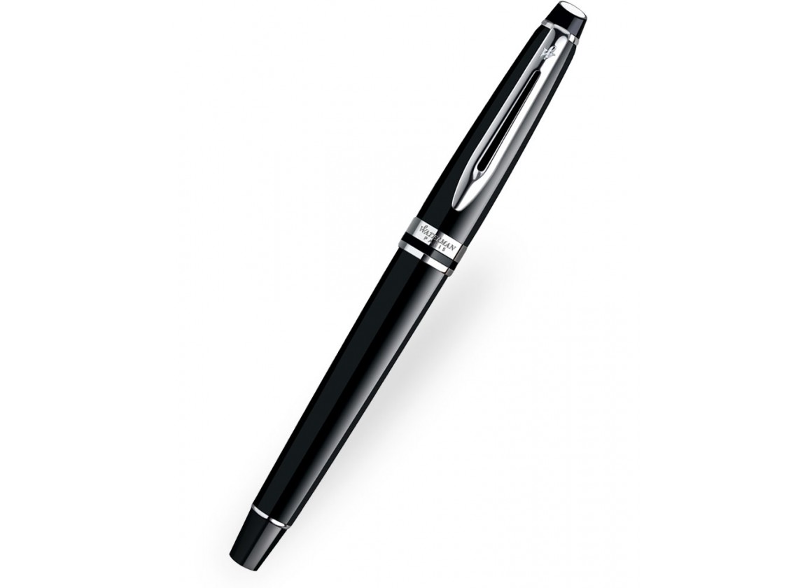 Bút máy Waterman expert 3 laque black cài trắng