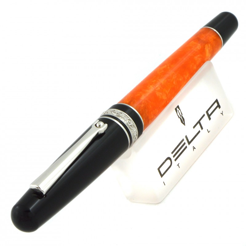 Bút dạ Delta Dolcevita Fusion Orange Silver Trim