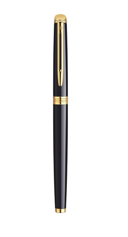 Bút máy waterman Hemisphere 10 Laque đen cài vàng