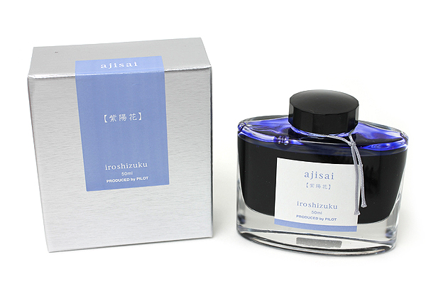 Mực PILOT NAMIKI Iroshizuku Ajisai ( màu hoa dương tử ) hộp 50ml [INK-50-AJ]
