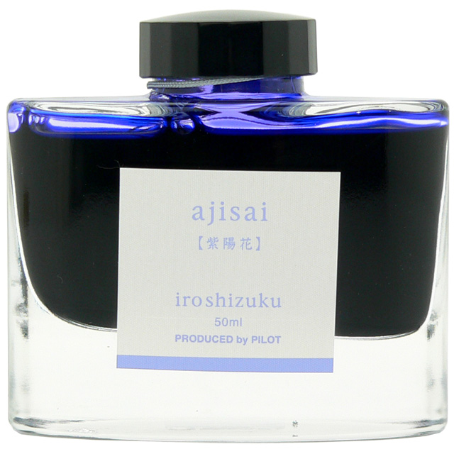 Mực PILOT NAMIKI Iroshizuku Ajisai ( màu hoa dương tử ) hộp 50ml [INK-50-AJ]