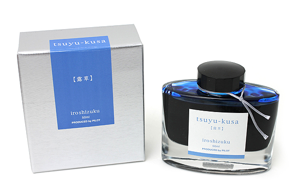 Mực PILOT NAMIKI Iroshizuku Tsuyukusa ( màu hoa thài lài ) hộp 50ml [INK-50-TS]