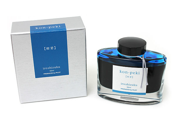 Mực PILOT NAMIKI Iroshizuku Konpeki ( màu xanh nước biển sẫm ) hộp 50ml [INK-50-KO]