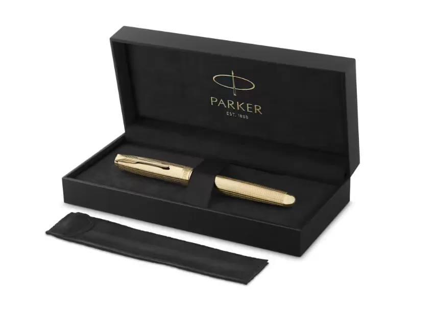 Bút máy Parker Sonnet SE Gold Cisel GT 18K