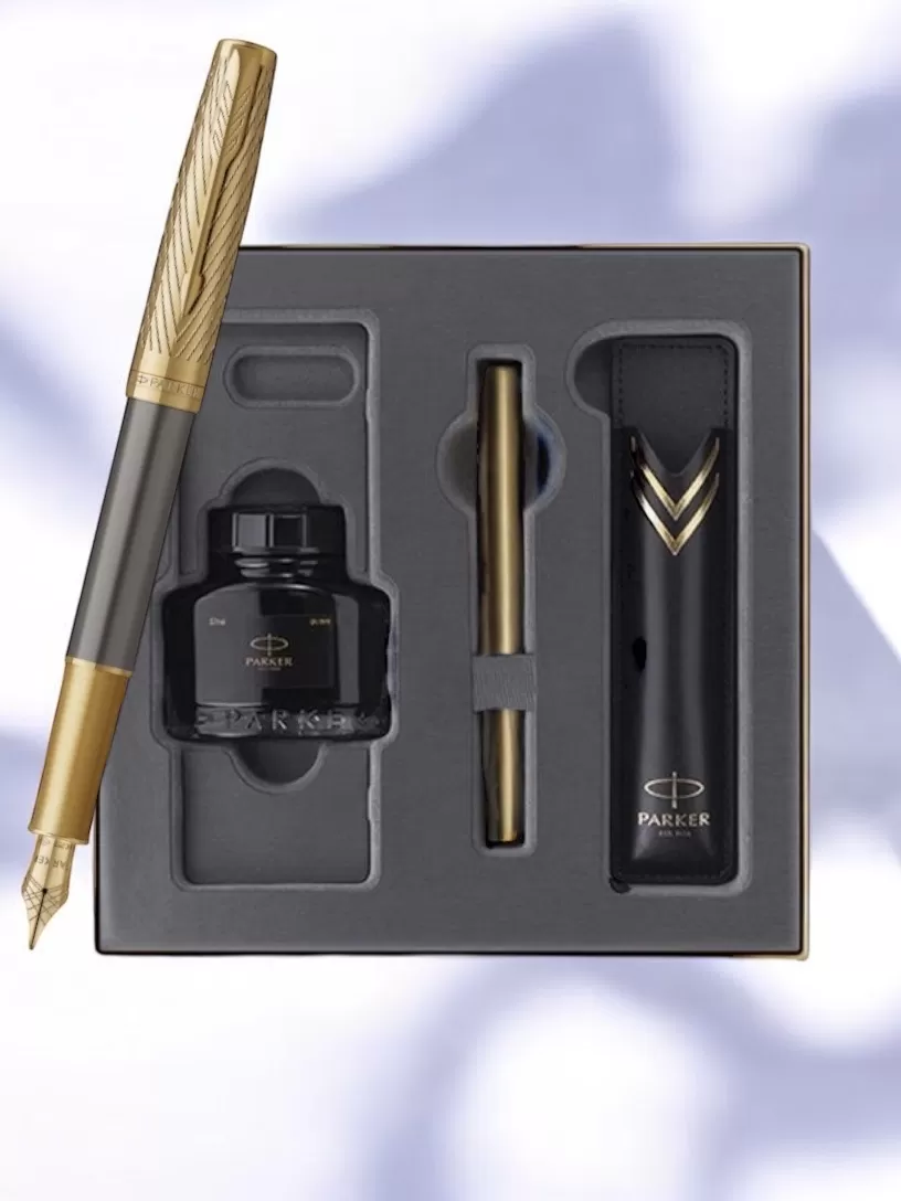 Bút máy Parker Sonnet Pioneers Collection Grey GT (Gift box)