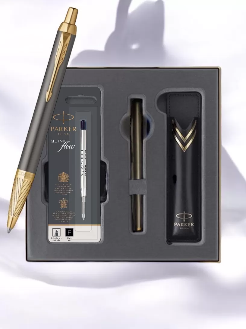 Bút bi Parker IM Pioneers Collection Grey GT (Gift box)