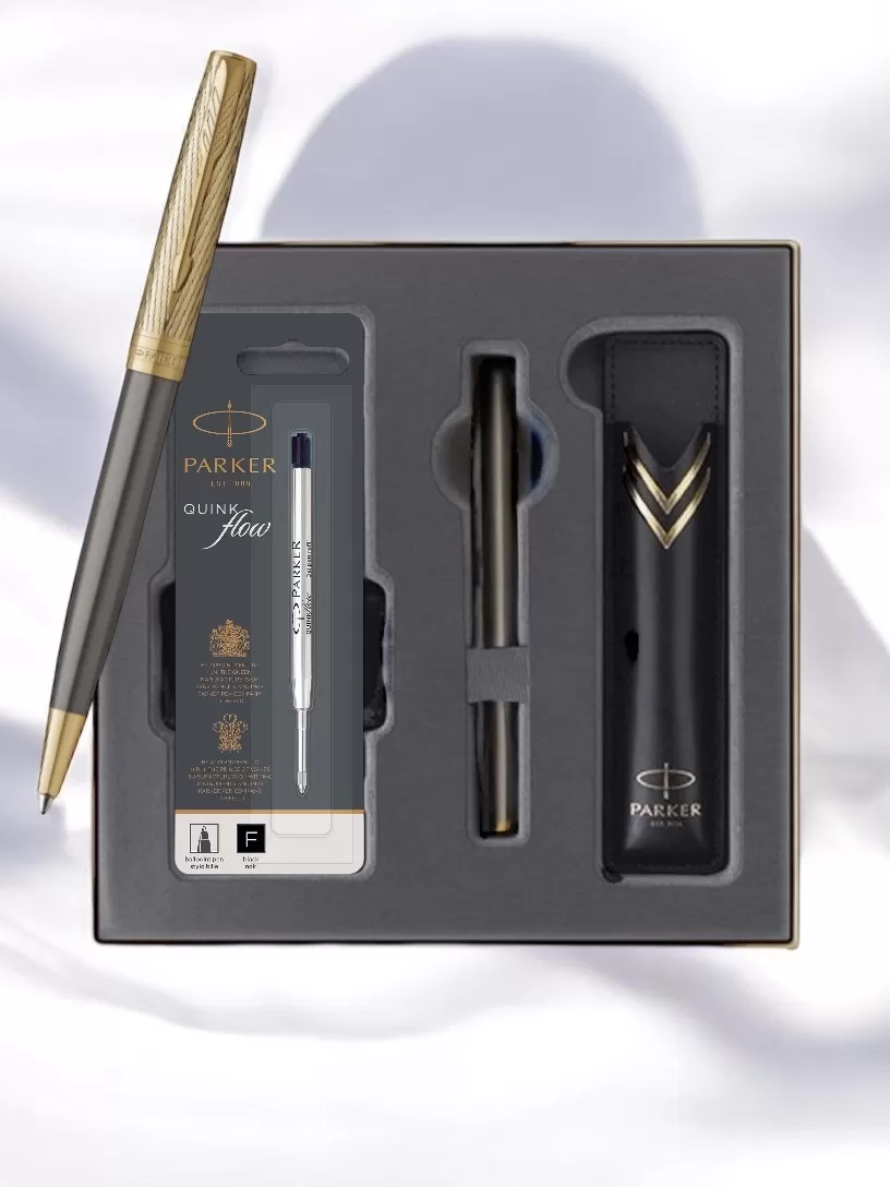 Bút bi Parker Sonnet Pioneers Collection Grey GT (Gift box)