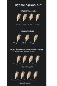 Các loại ngòi bút máy