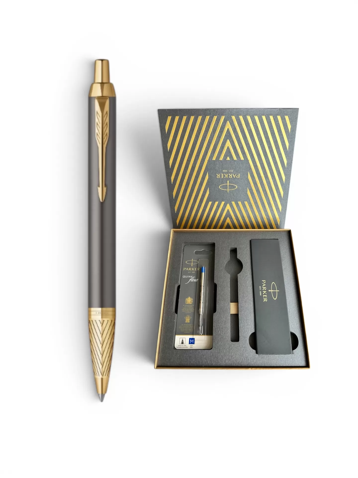 Bút bi Parker IM ARROW Grey GT (Gift box)