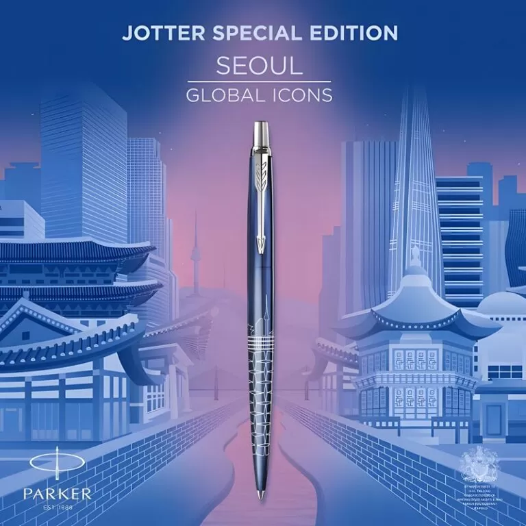 Bút bi Parker Jotter SE Seoul Blue CT
