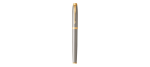 Bút máy Parker IM 2017 Brushed Metal cài vàng