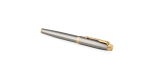 Bút dạ bi Parker IM 2017 Brushed Metal cài vàng