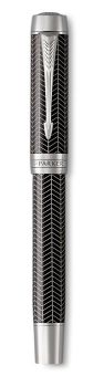 Bút máy Parker Duofold 17 PST Black Chevron CT FP (KÈM BAO DA)