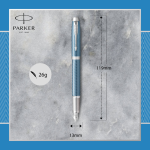 Bút máy Parker IM 17 Premium Blue Grey CT