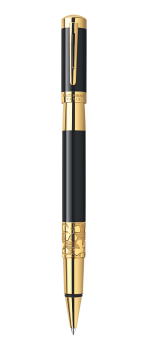 Bút dạ Waterman Elegance black cài vàng