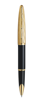 Bút dạ Waterman Carene Essential black nắp vàng GT