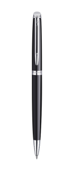 Bút bi Waterman Hemisphere 10 laque Black cài trắng