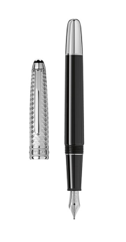 Bút máy Montblanc MST Doue Geometric Solitaire Classique Platinum