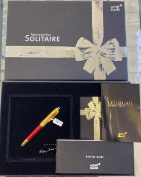 Bút máy Montblanc Solitaire Coral Mozart Set/Butten Paper FP M
