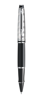 Bút dạ bi Waterman expert 3 dulux black cài trắng