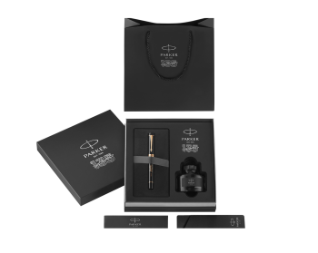 Set máy Parker Duofold 135 Black GT